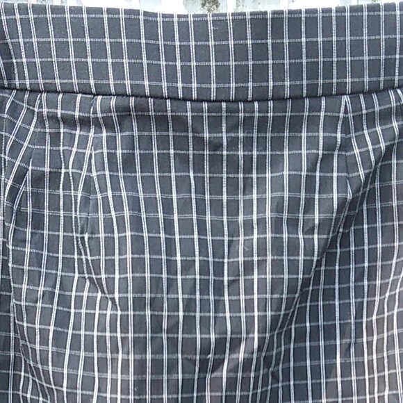 Elle Bl &Wh Pinstripe Straight Pencil Skirt - S - Picture 7 of 11